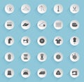 sewing vector icons Royalty Free Stock Photo