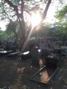 The Sewri Christian Cemetery in Sewri, Mumbai, India