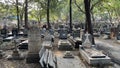 The Sewri Christian Cemetery in Sewri, Mumbai, India