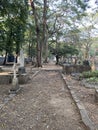 The Sewri Christian Cemetery in Sewri, Mumbai, India