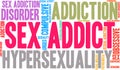 Sex Addict Word Cloud