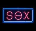 Sex neon sign