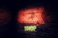 Sex Shop neon sign