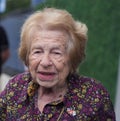 Sex therapist, media personality, and author Dr. Ruth Westheimer on the blue carpet before 2023 US Open opening night ceremony Royalty Free Stock Photo