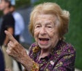 Sex therapist, media personality, and author Dr. Ruth Westheimer on the blue carpet before 2023 US Open opening night ceremony Royalty Free Stock Photo