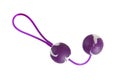 Sex toy - purple and white love balls