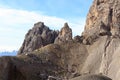 Sexten Dolomites Mountain panorama at Via Ferrata Severino Casara in South Tyrol