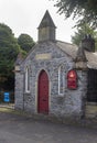 The Sexton`s building at the gateway to grounds of St Malachy`s Parish Church in Hillsborough