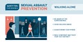 Sexual assault prevention: how to be safe when walking alone