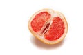 Sexual grapefruit, concept. Vagina and clitoris symbol Royalty Free Stock Photo