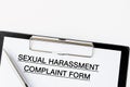 Sexual Harassment Complaint Form on