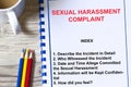 Sexual harassment complaints