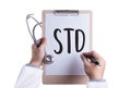 Sexually Transmitted Diseases HIV, HBV, HCV, Syphilis STD ,ST Royalty Free Stock Photo