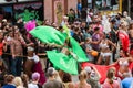 Brazilian Dancers Twirl Capes In Atlanta Halloween Parade