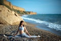 brunette in sport suit Royalty Free Stock Photo