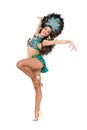 carnival dancer posing