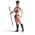 Female fantasy Barbarian