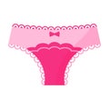 Sexy female pink underwear pantie. Fashion concept