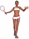 female tennis player