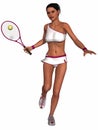 female tennis player