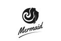 Sexy Fish Woman Mermaid for Bar Pub or Strip Club Logo Design Vector