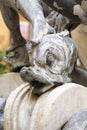 foot of a statue in Rome