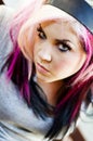 Girl Punk Fashion Model Royalty Free Stock Photo