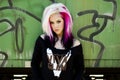 Girl Punk Fashion Model