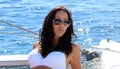 girls sailing in bikini sisters mother daughter mom girl at Los Cabos Mexico