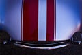 hood of a classic sports car Royalty Free Stock Photo