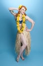 Hula Pinup Girl