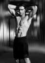 male fitness model Royalty Free Stock Photo