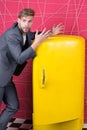 Sexy man in stylish jacket. confident businessman in suit. Businessman. unhappy man. Feel the success. Male formal