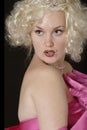 Marilyn impersonator Royalty Free Stock Photo
