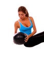 Medicine Ball Workout Royalty Free Stock Photo