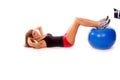 Medicine Ball Workout Royalty Free Stock Photo