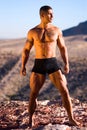 muscular man. Royalty Free Stock Photo