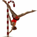 North Pole Dance Royalty Free Stock Photo