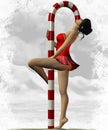 North Pole Dance Royalty Free Stock Photo