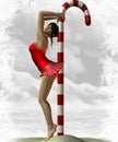 North Pole Dance Royalty Free Stock Photo