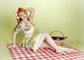 Picnic Pinup Model