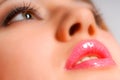 pink lips Royalty Free Stock Photo