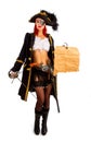 Sexy pirate captain Royalty Free Stock Photo