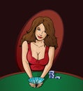 Poker Player Royalty Free Stock Photo