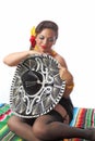 Shy Mexican Pin Up Girl