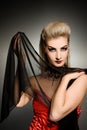 vamp woman Royalty Free Stock Photo