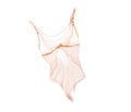 woman`s lingerie bodysuit on white background Royalty Free Stock Photo