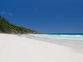 Seychelles beach and clear sky