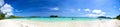 Seychelles beach panorama