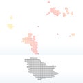 Seychelles with Dot Pattern